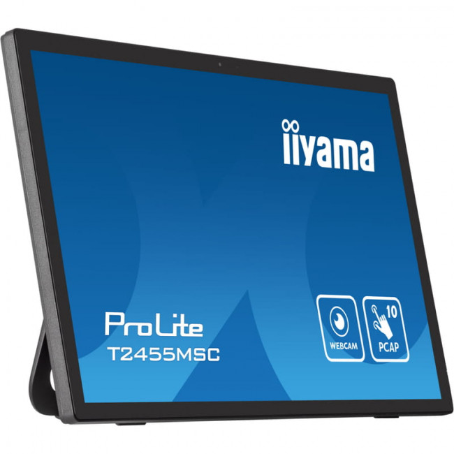 Монiтор Iiyama 23.8" T2455MSC-B1 IPS Black