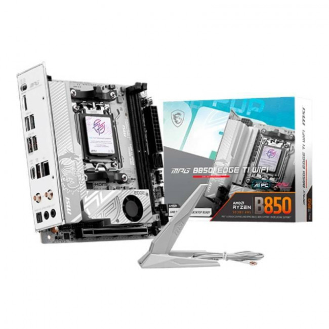 Материнська плата MSI MPG B850I Edge Ti WiFi Socket AM5
