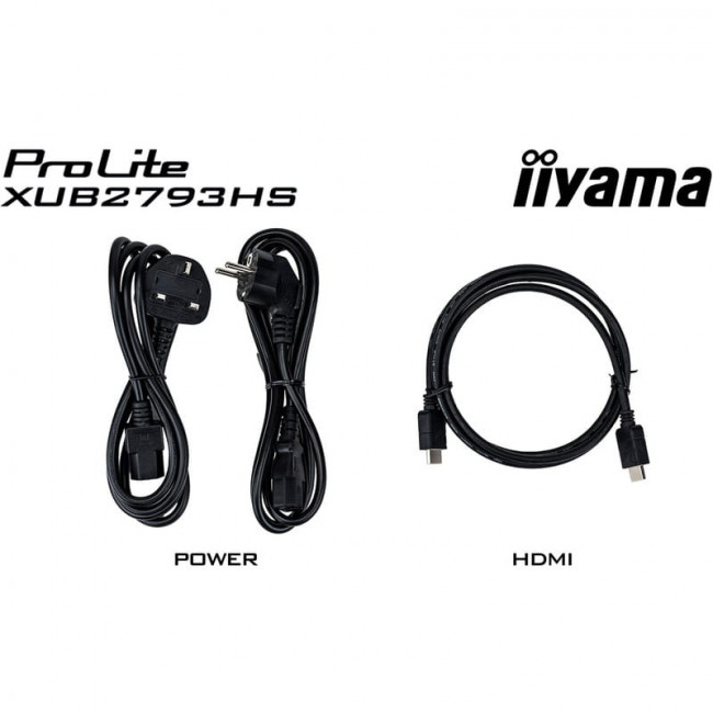 Монітор Iiyama 27" ProLite XUB2793HS-B7 IPS Black 100Hz
