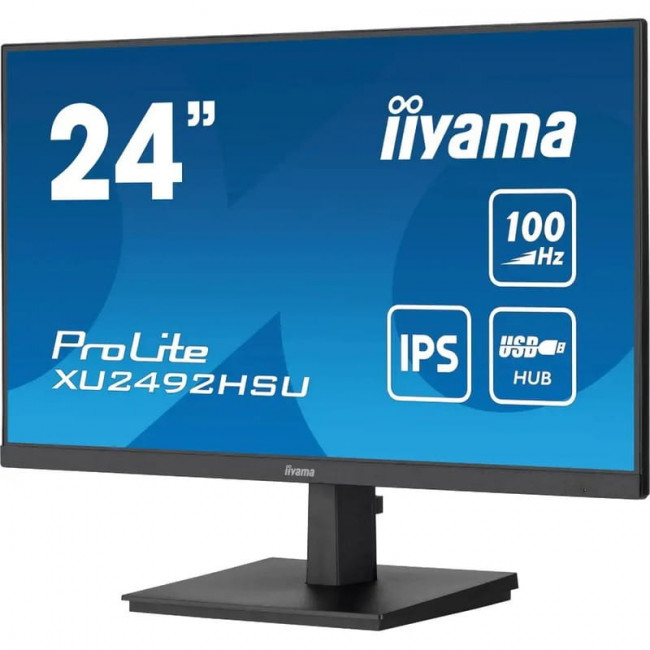 Монітор Iiyama 23.8" ProLite XU2492HSU-B6 IPS Black 100Hz