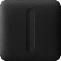 Кнопка для одноклавішного вимикача димера Ajax SoloButton Dimmer (1-gang/2-way) Black