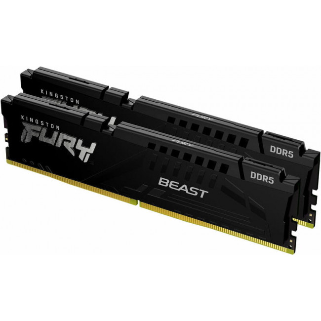 Модуль пам`яті DDR5 2x8GB/6000 Kingston Fury Beast Black (KF560C30BBEK2-16)