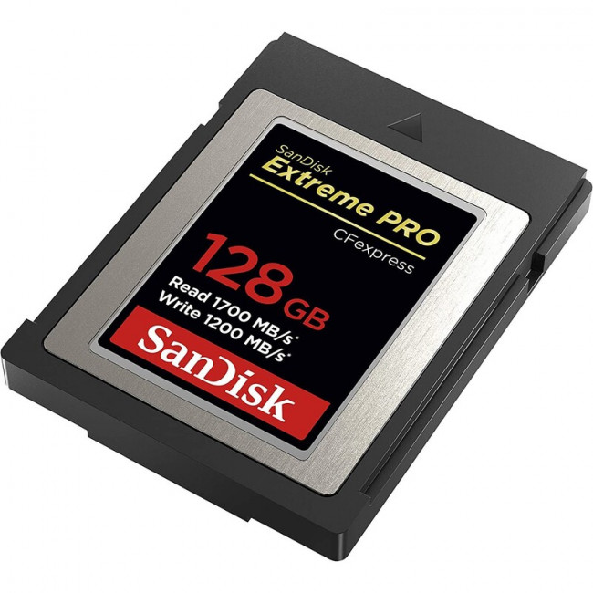 Карта пам`яті CFexpress (Type B) 128GB SanDisk Extreme Pro R1700/W1200MB/s (SDCFE-128G-GN4NN)