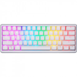 Клавіатура бездротова Motospeed SK66 Gateron Red Hot Swap White (mtsk66wmr)