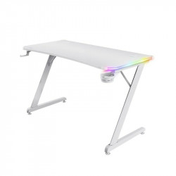 Геймерський стіл Trust GXT 709W Luminus RGB White (25328)