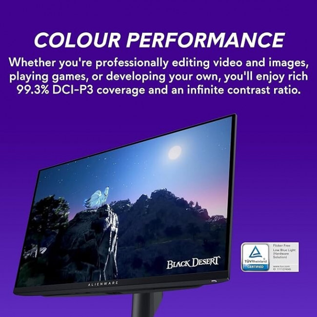 Монітор Dell 26.7" AW2725DF (210-BLHH) QD OLED Black 360Hz