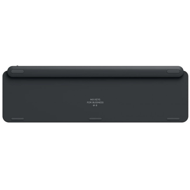 Клавіатура бездротова Logitech MX Keys Advanced for Business Wireless Illuminated UA Graphite (920-010251)