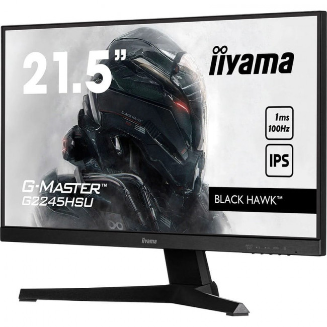 Монітор Iiyama 21.5" G-Master G2245HSU-B2 IPS Black 100Hz