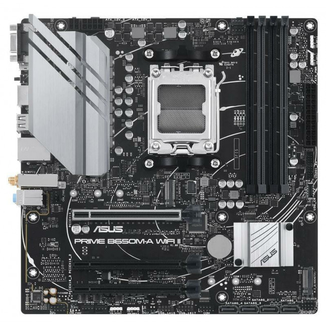 Материнська плата Asus PRIME B650M-A WiFi II Socket AM5