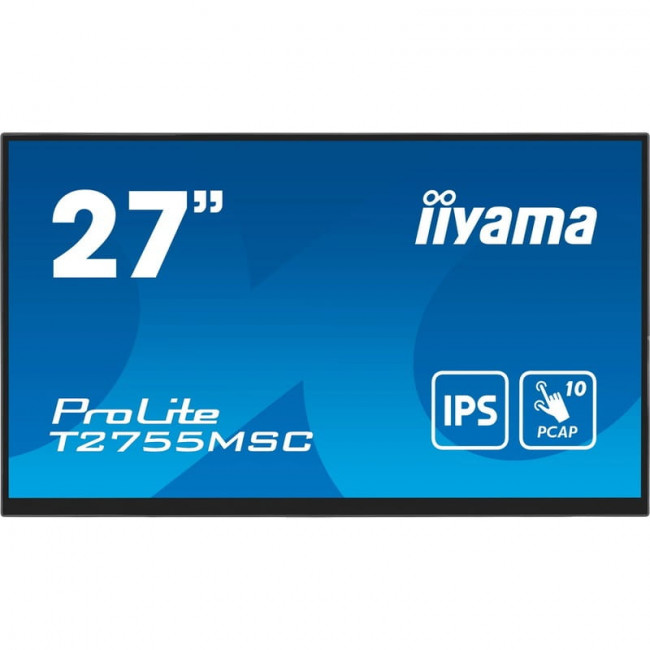Монітор Iiyama 27" ProLite T2755MSC-B1 IPS Black