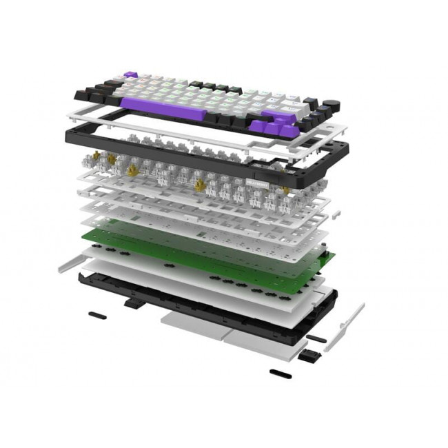 Клавіатура Hator Hellyberry HK75 White/Violet