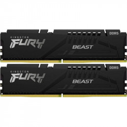 Модуль пам`яті DDR5 2x32GB/6000 Kingston Fury Beast Black (KF560C30BBEK2-64)