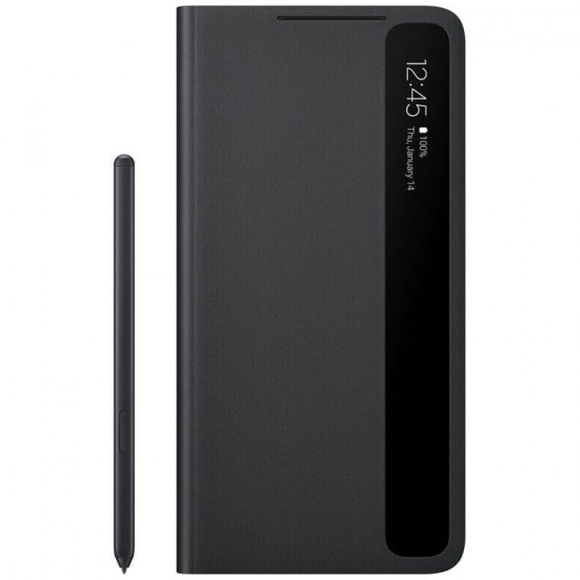 Чохол-книжка Samsung Smart Clear View Cover with S Pen для Samsung Galaxy S21 Ultra SM-G998 Black (EF-ZG99PCBEGRU)