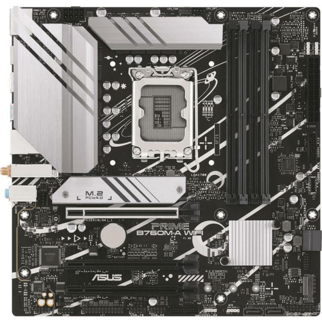 Материнська плата Asus Prime B760M-A WiFi Socket 1700