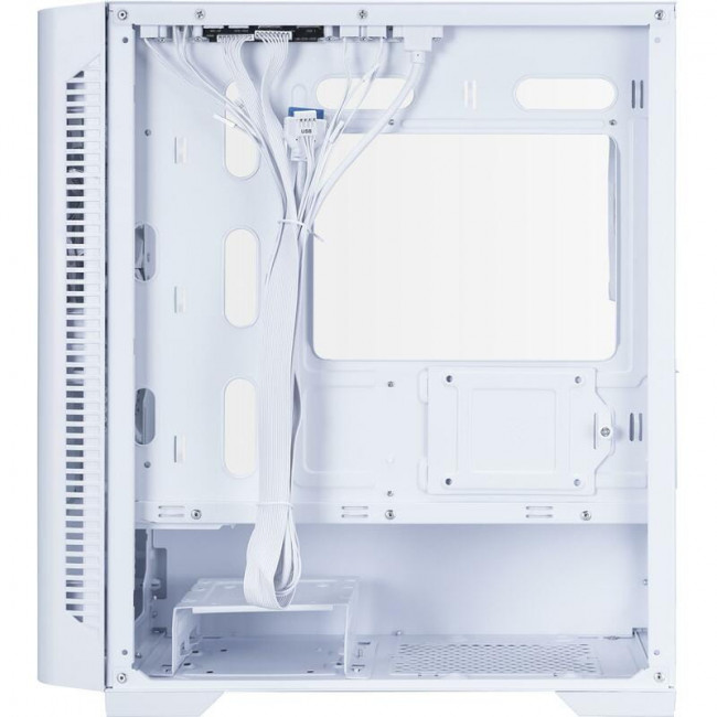 Корпус 1stPlayer D4-M-WH-2F1P-W-1F1-W White