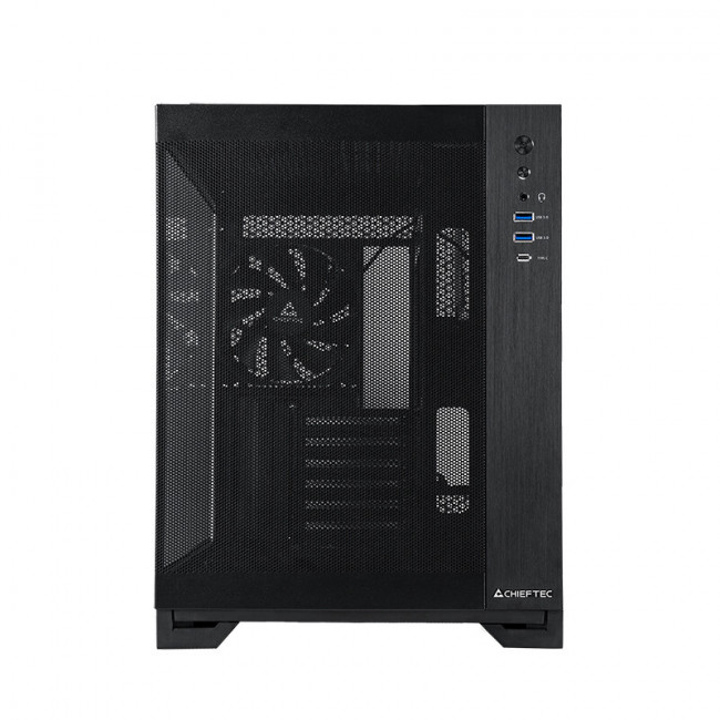 Корпус Chieftec Visio Air Black (GM-30B-M-OP) Без БЖ