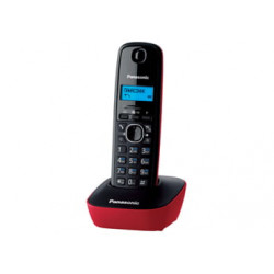Радіотелефон DECT Panasonic KX-TG1611UAR Black Red