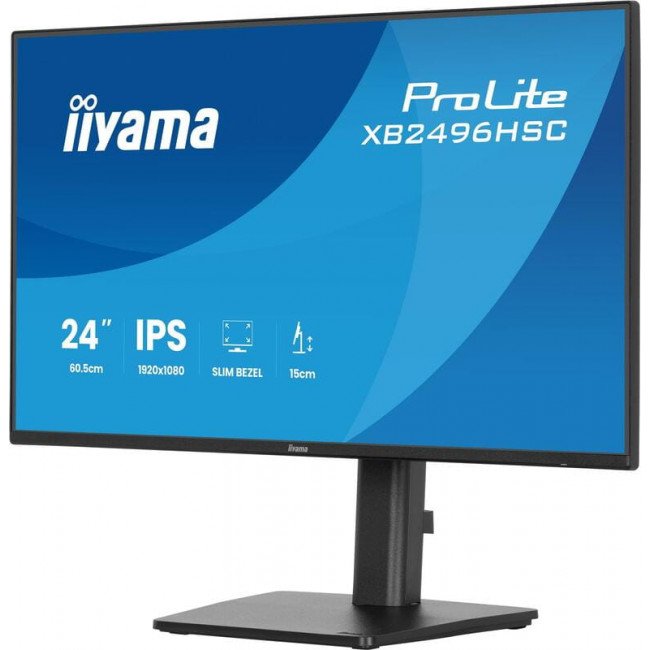 Монітор Iiyama 23.8" XB2496HSC-B1 IPS Black 144Hz