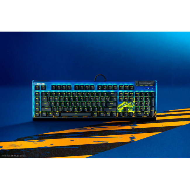 Клавіатура Razer BlackWidow V4 X Yellow Switch Fortnite (RZ03-04703600-R3M1)