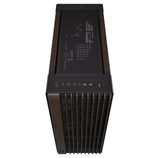 Корпус Asus ProArt PA602 Walnut Wood Tempered Glass Modern Black (90DC00J0-B09030)