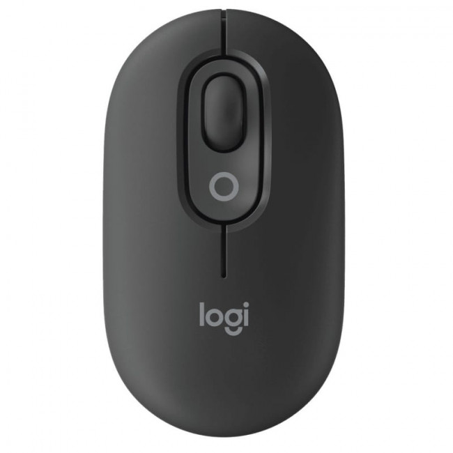 Миша бездротова Logitech Pop Mouse with Emoji Graphite (910-007412)