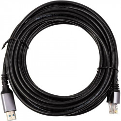 Кабель PowerPlant USB Type-А - RJ45 (M/М) 15м Black (CA915026)