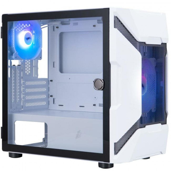 Корпус 1stPlayer D3-A-WH-1F7-14-W-1F7-W White без БЖ