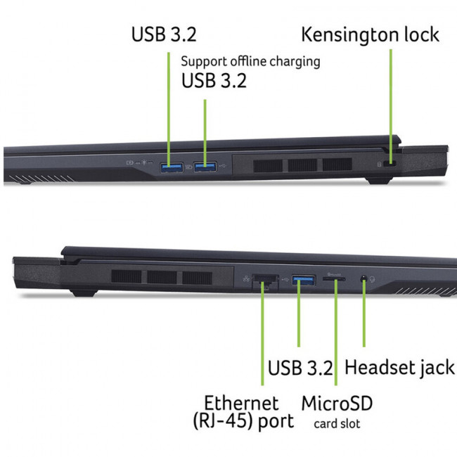 Ноутбук Acer Predator Helios Neo 16 AI PHN16-73-9491 (NH.QW2EU.003) Black