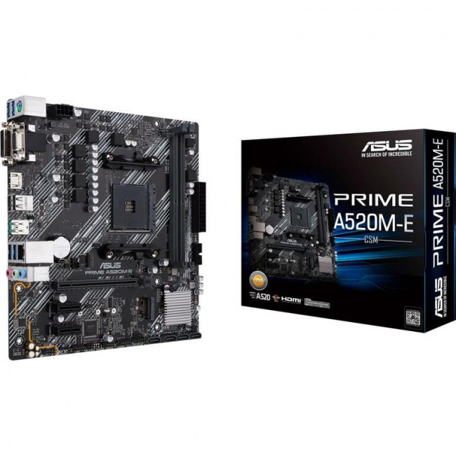 Материнська плата Asus Prime A520M-E/CSM Socket AM4