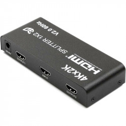 Сплітер PowerPlant (CA912476) HDMI - 2xHDMI, чорний