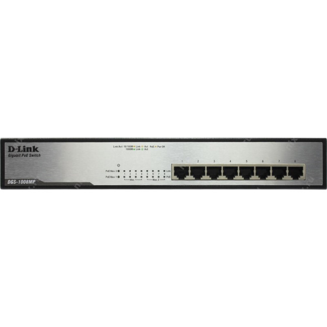Комутатор D-Link DGS-1008MP