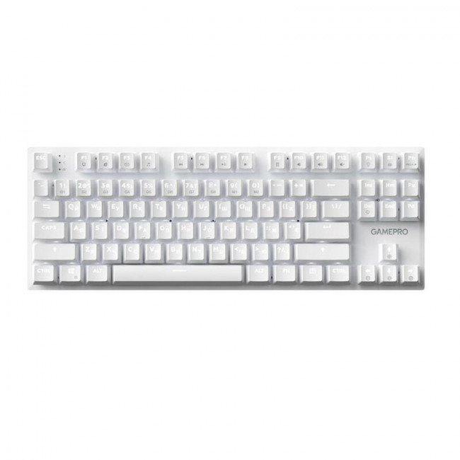 Клавіатура GamePro Genesis Joker MK124W Outemu Red Swithes USB White