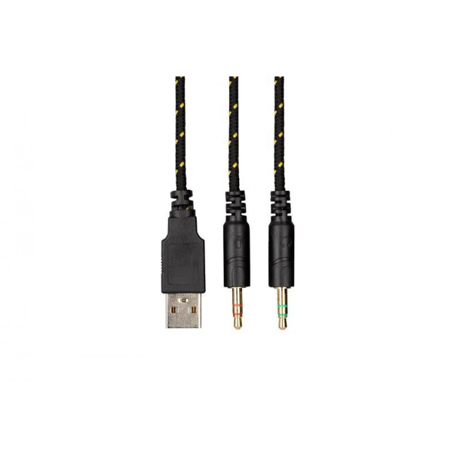 Гарнітура 2E Gaming HG340 RGB Yellow (2E-HG340YW)