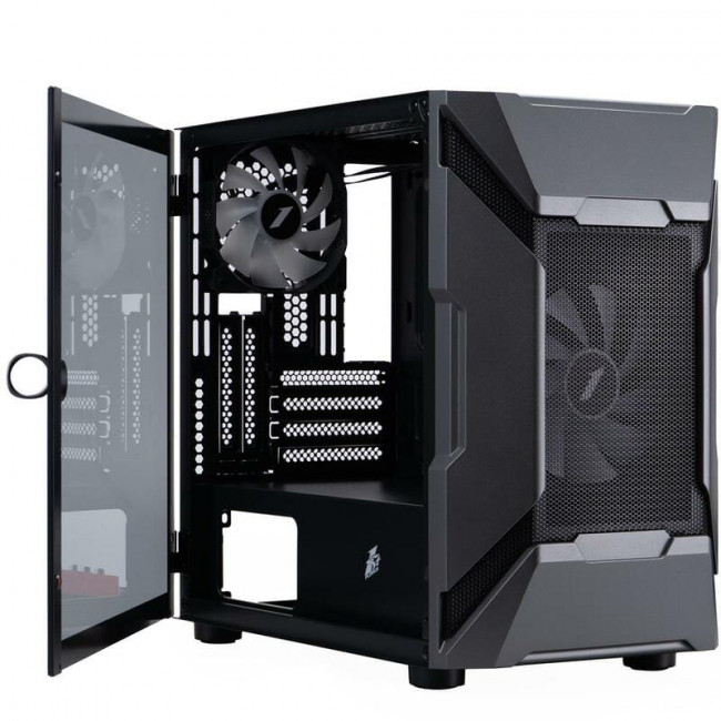 Корпус 1stPlayer D3-A-BK-1F7-14-1F7 Black без БЖ
