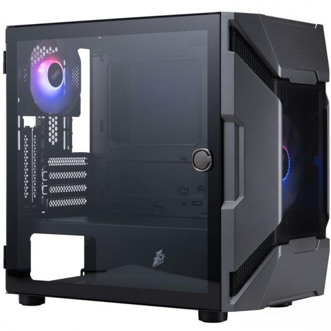 Корпус 1stPlayer D3-A-BK-1F7-14-1F7 Black без БЖ