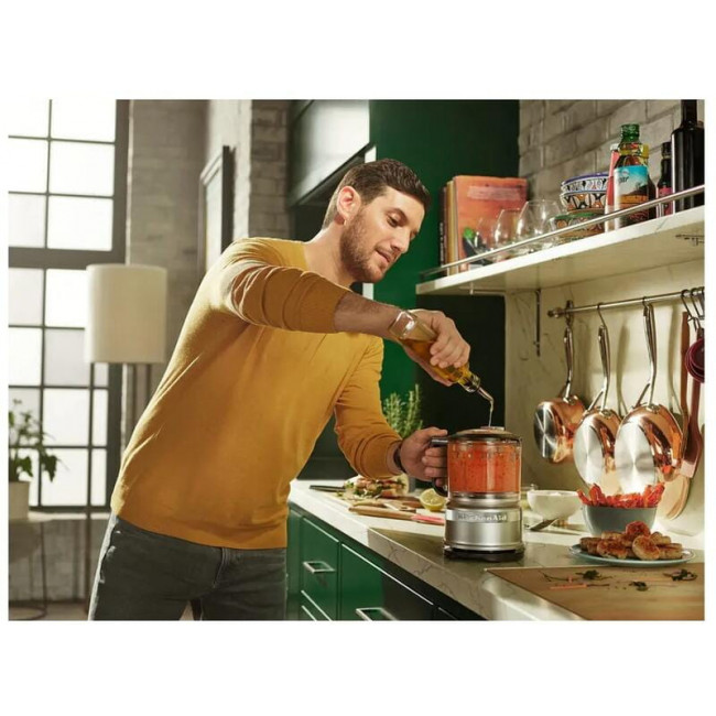 Кухонний мінікомбайн KitchenAid Classic 5KFC3516ECU серебристый