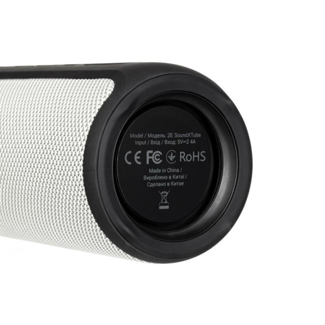 Акустична система 2E SoundXTube TWS MP3 Wireless Waterproof Grey (2E-BSSXTWGY)