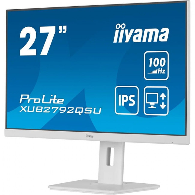 Монітор Iiyama 27" ProLite XUB2792QSU-W6 IPS White 100Hz