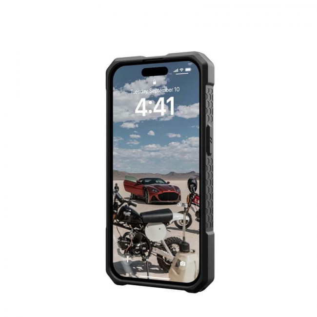 Чохол-накладка Urban Armor Gear Monarch Pro Magsafe для Apple iPhone 15 Carbon Fiber (114219114242)