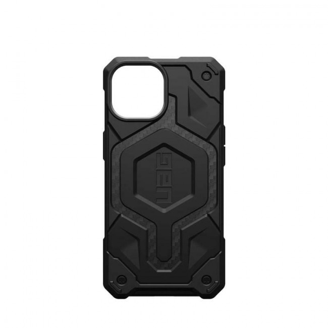 Чохол-накладка Urban Armor Gear Monarch Pro Magsafe для Apple iPhone 15 Carbon Fiber (114219114242)