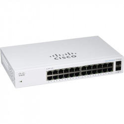 Комутатор Cisco Business 110 CBS110-24T-EU (24хGE, 2хGE SFP, некерований)